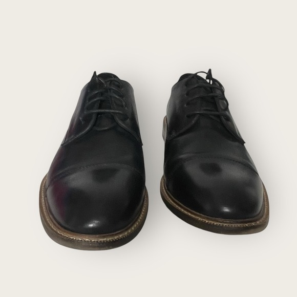 Vince Camuto‎ VY- Lamson Mens Black Leather Oxford Dress Shoes Size 9M main image 7